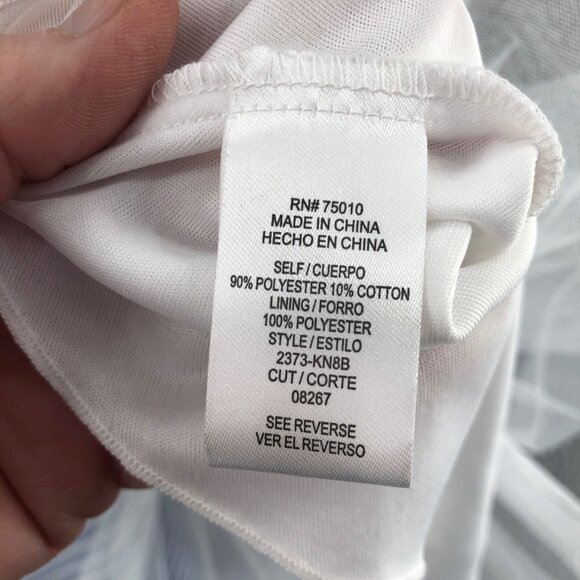 Jodi Kristopher Dress Womens 3 Blue Stripe Mini Fit & Flare Full Floral Applique - Picture 6 of 12